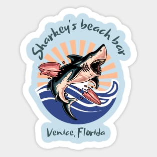 Sharkeys beach bar Sticker